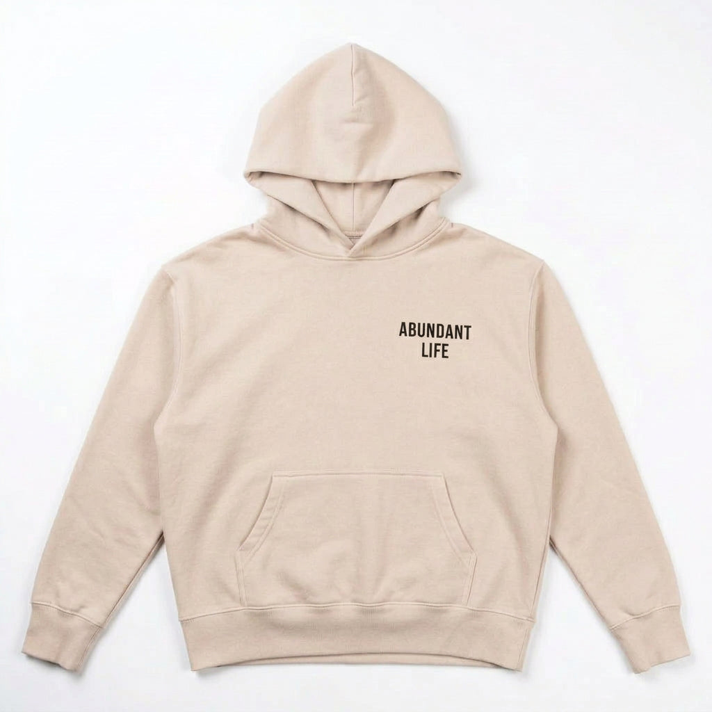 ABUNDANT life Women's Hoodie - Embroidered Black