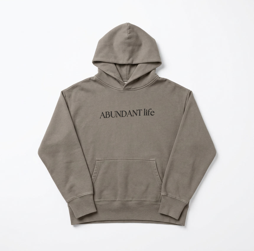 Women’s ABUNDANT life Hoodie - Black Art