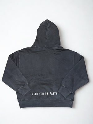 ABUNDANT life Women's Hoodie - Embroidered White