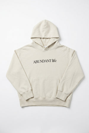Women’s ABUNDANT life Hoodie - Black Art