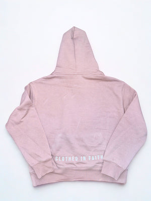 ABUNDANT life Women's Hoodie - Embroidered White