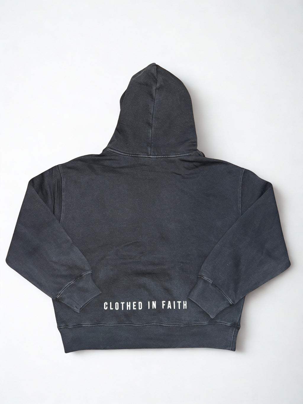 ABUNDANT life Women's Hoodie - Embroidered White