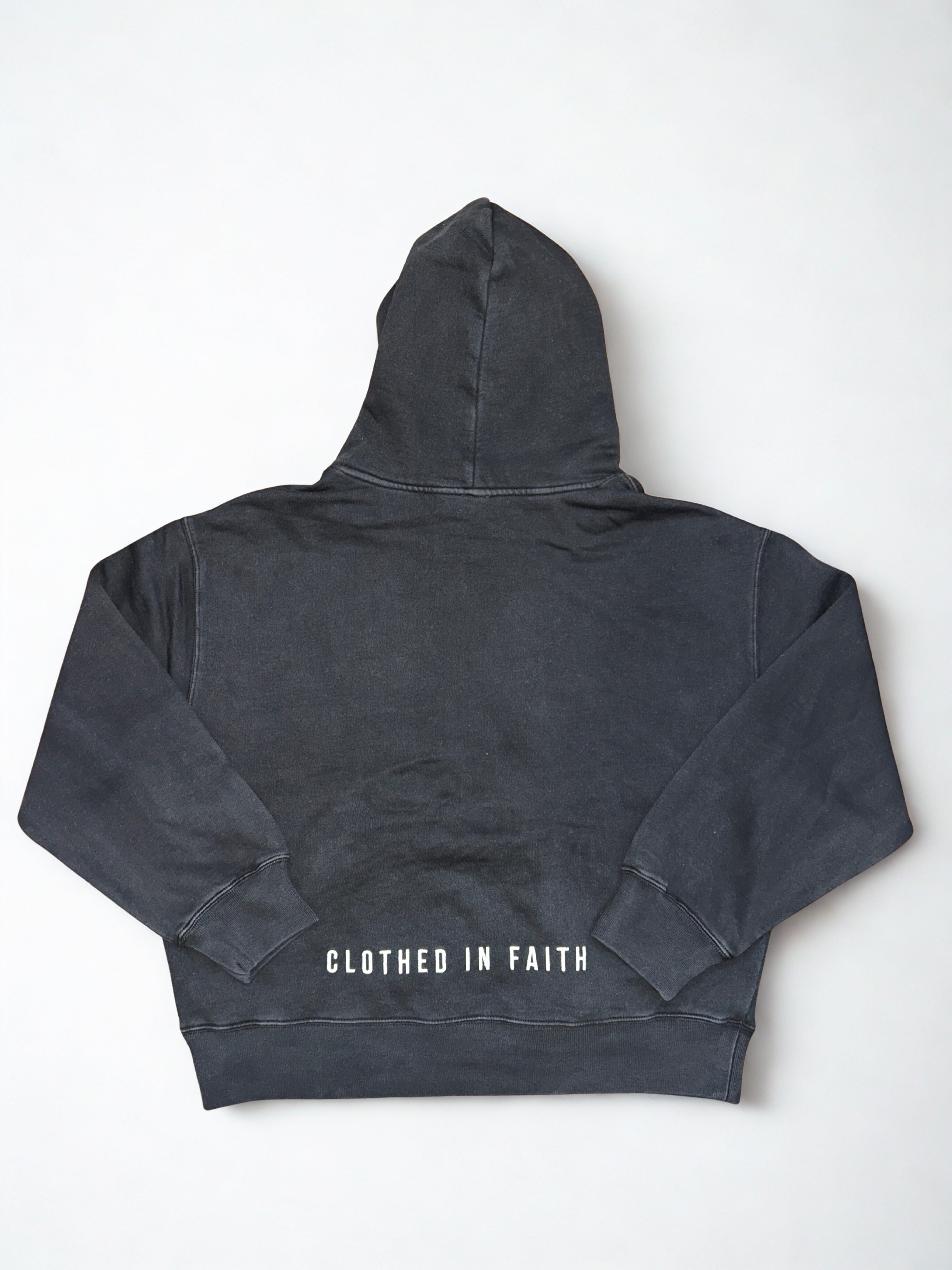 ABUNDANT life Women's Hoodie - Embroidered White