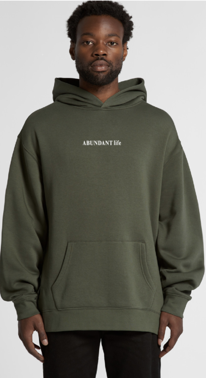 ABUNDANT life Men's/Unisex Hoodie - White Art