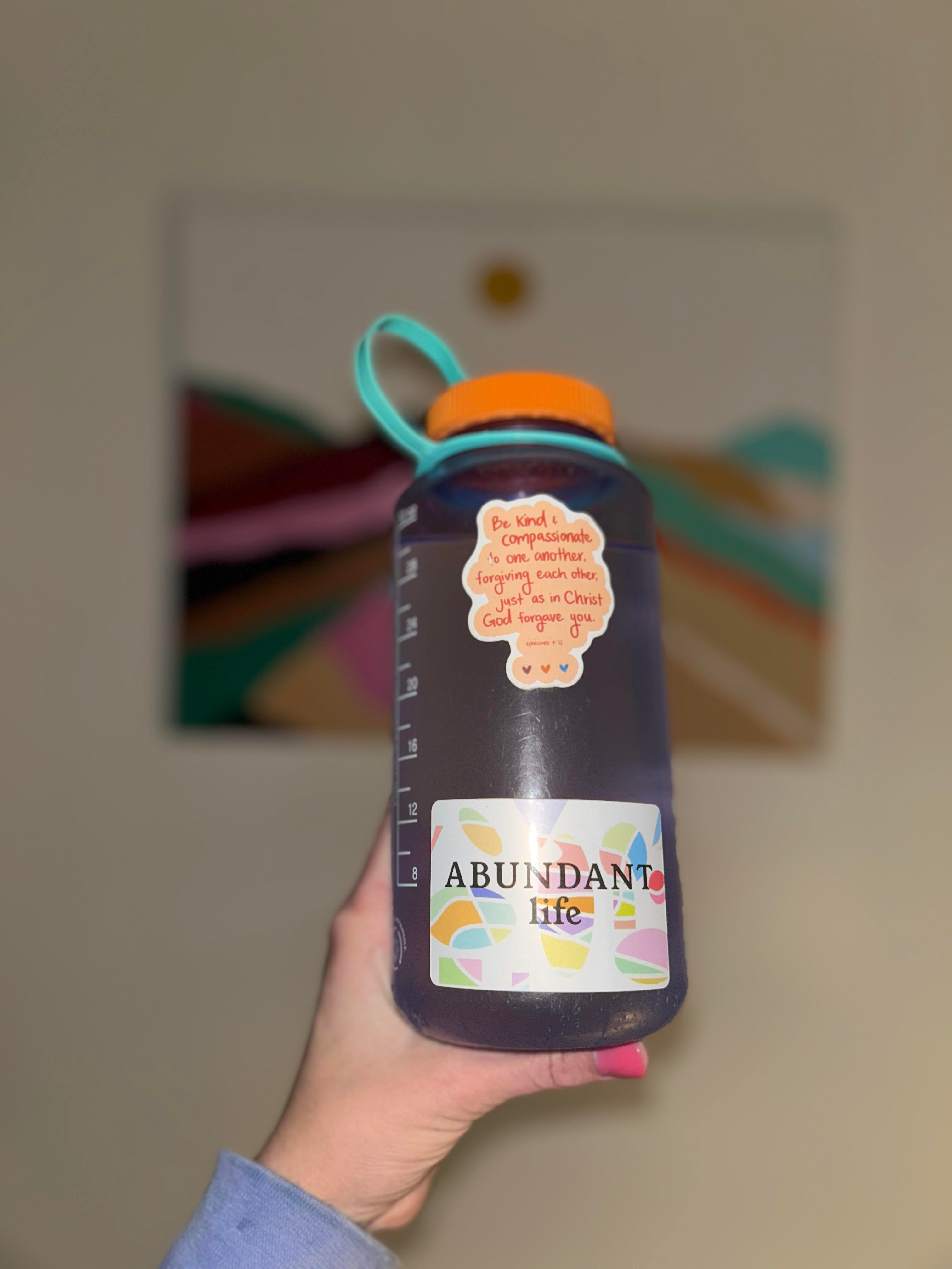 ABUNDANT life Sticker